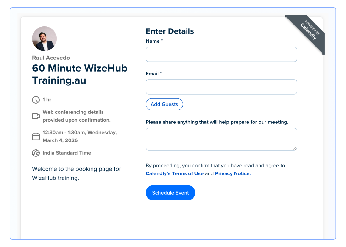 1:1 Wizehub Coaching