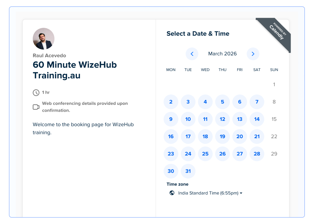 1:1 Wizehub Coaching