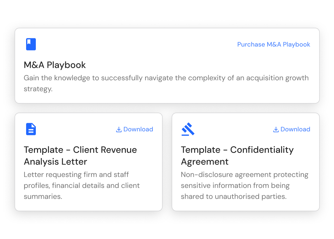 M&A tools