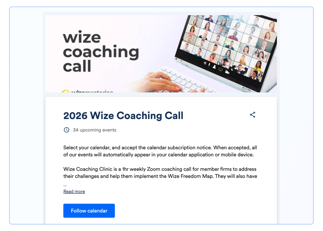 Weekly Coaching Calls